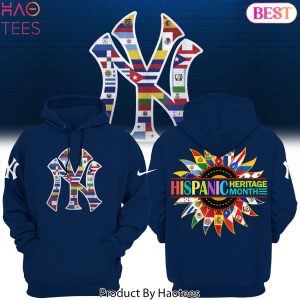 New York Yankees Happy Hispanic Heritage Month 2024 Hoodie