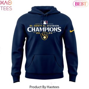 NL Central Division Champions 2024 Milwaukee Brewers Hoodie