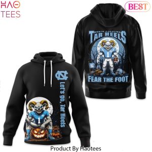 North Carolina Tar Heels Fear The Foot Let Go Tar Heels Hoodie