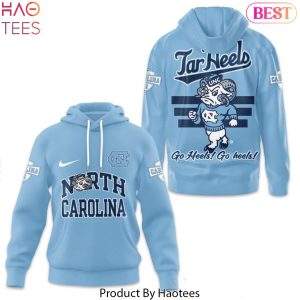 North Carolina Tar Heels Football Go Heels Design Hoodie