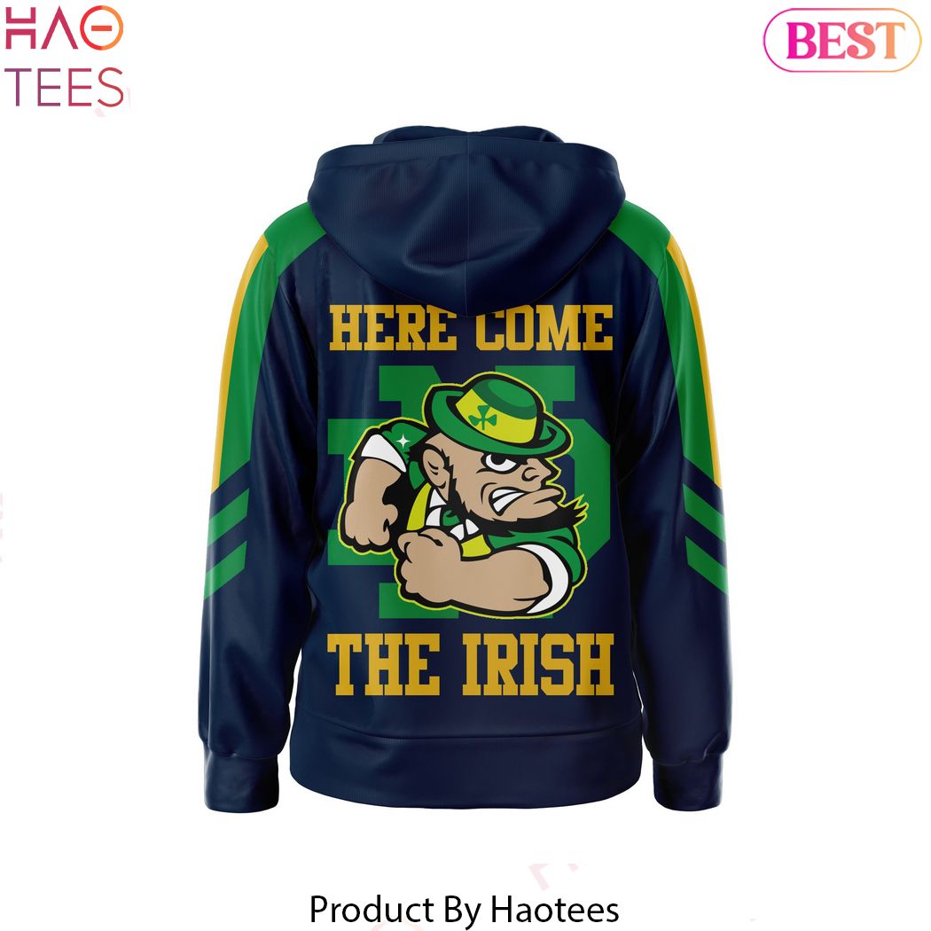Notre Dame Fighting Irish Here Come The Irish Zip Hoodie Notre Dame Fighting Irish Here Come The Irish Zip Hoodie