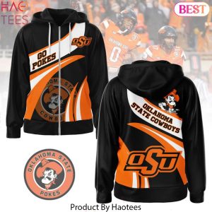 Oklahoma State Cowboys Go Pokes Zip Hoodie