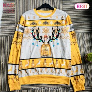 Patr?n Reindeer Knitted Ugly Christmas Sweater