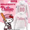 Personalized 2024 Philadelphia Phillies x Hello Kitty Night Design Hoodie