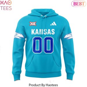 Personalized 2024 Kansas Jayhawks Football Design Hoodie – Blue