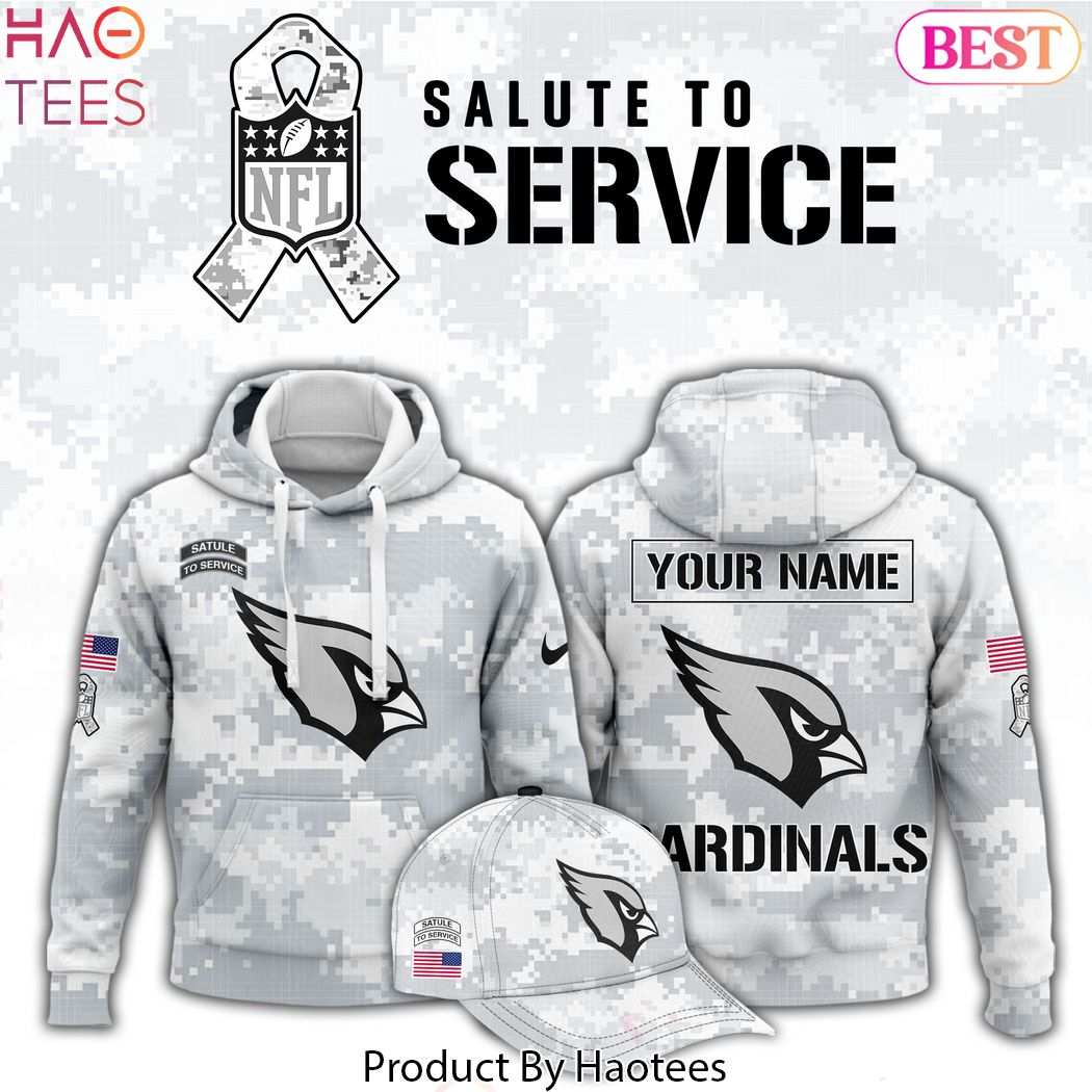 Personalized Arizona Cardinals Arctic Camo 2024 Salute To Service Club Hoodie Personalized Arizona Cardinals Arctic Camo 2024 Salute To Service Club Hoodie