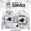 Personalized Carolina Panthers Arctic Camo 2024 Salute To Service Club Hoodie