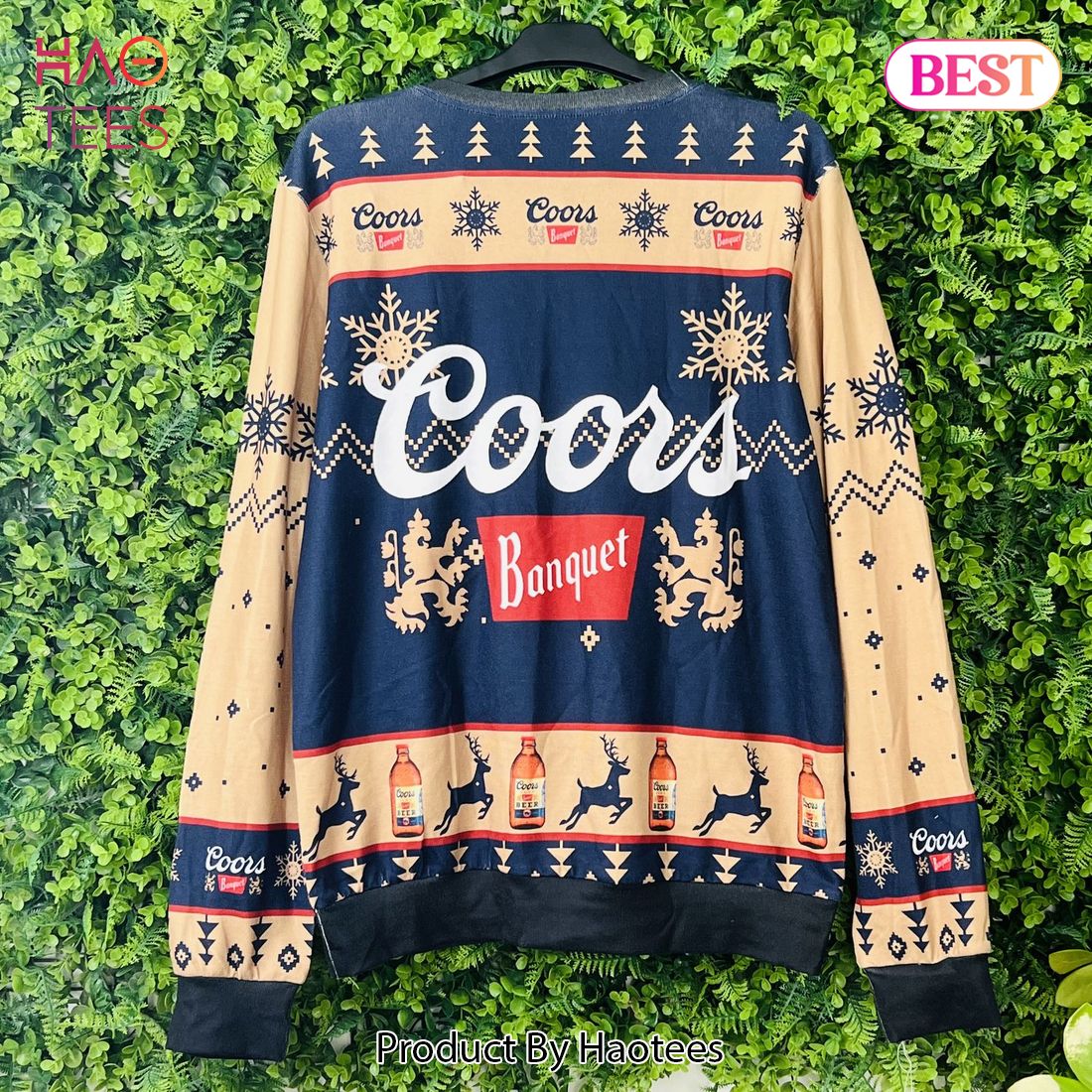 Personalized Coors Banquet Ugly Christmas Sweater