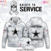 Personalized Denver Broncos Arctic Camo 2024 Salute To Service Club Hoodie