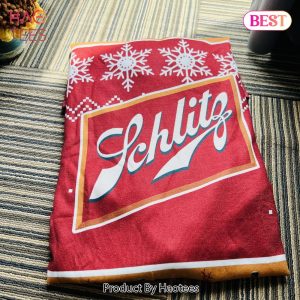 Personalized Funny Schlitz Beer Ugly Christmas Sweater