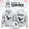 Personalized Houston Texans Arctic Camo 2024 Salute To Service Club Hoodie