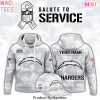 Personalized Las Vegas Raiders Arctic Camo 2024 Salute To Service Club Hoodie
