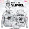 Personalized Minnesota Vikings Arctic Camo 2024 Salute To Service Club Hoodie