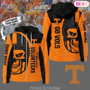 Personalized Tennessee Volunteers Football Go Vols Zip Hoodie – Orange