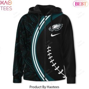 Philadelphia Eagles Here We Go Eagles Zip Hoodie