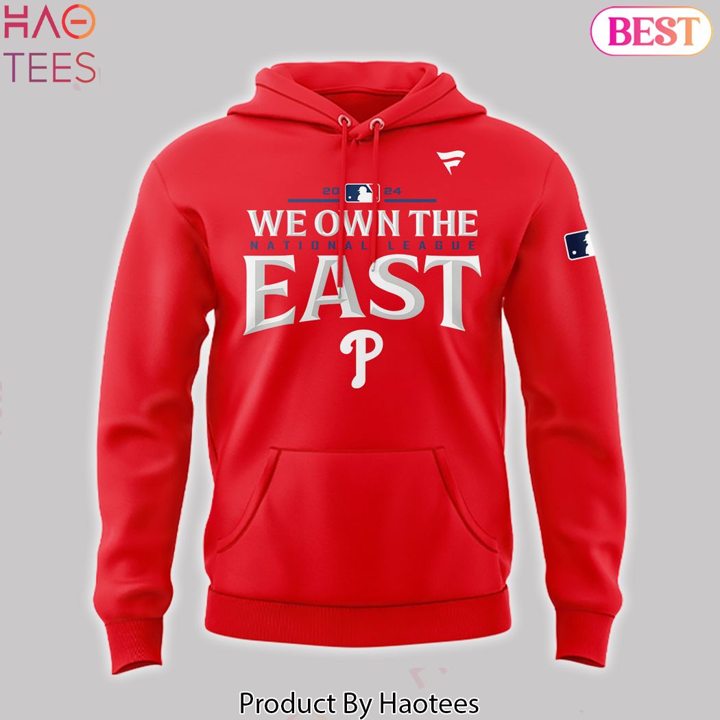Philadelphia Phillies 2024 National League East Champions Hoodie Philadelphia Phillies 2024 National League East Champions Hoodie