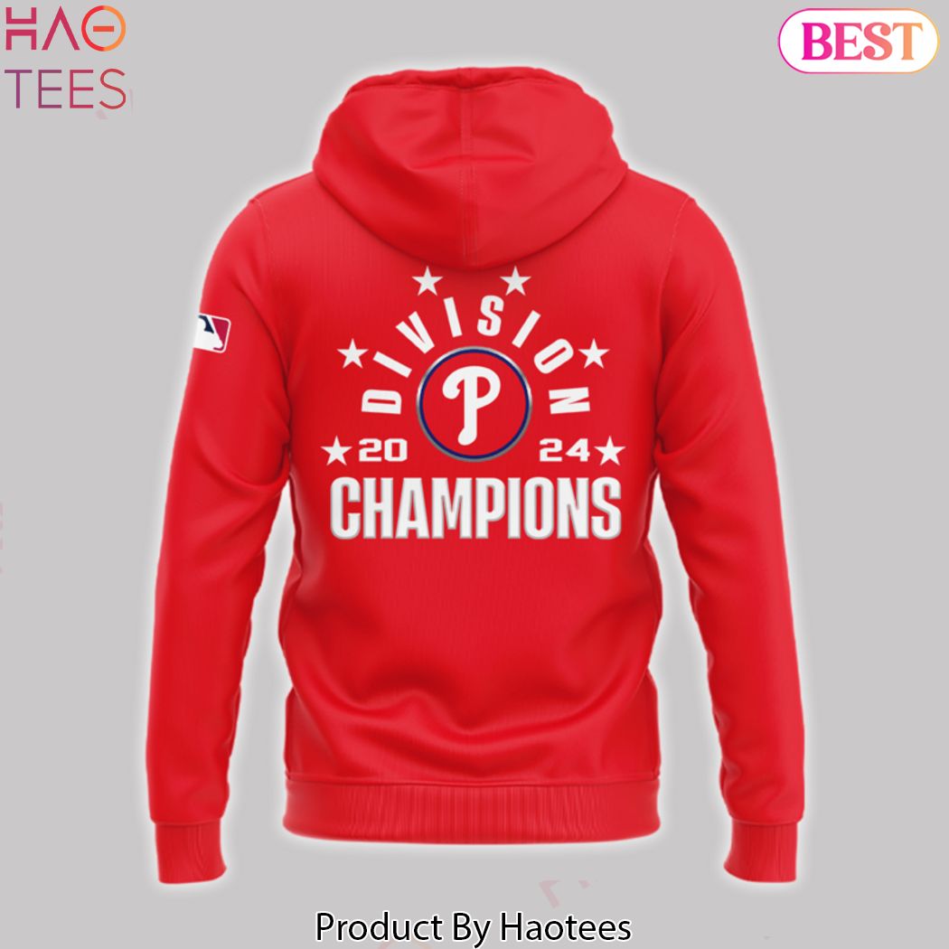 Philadelphia Phillies 2024 National League East Champions Hoodie Philadelphia Phillies 2024 National League East Champions Hoodie
