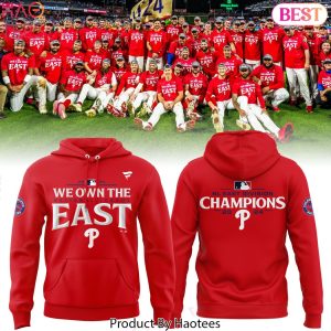 Philadelphia Phillies 2024 We Own The National League East Champions Hoodie – Red