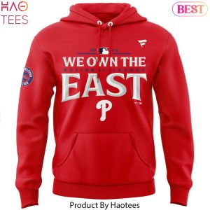 Philadelphia Phillies 2024 We Own The National League East Champions Hoodie – Red