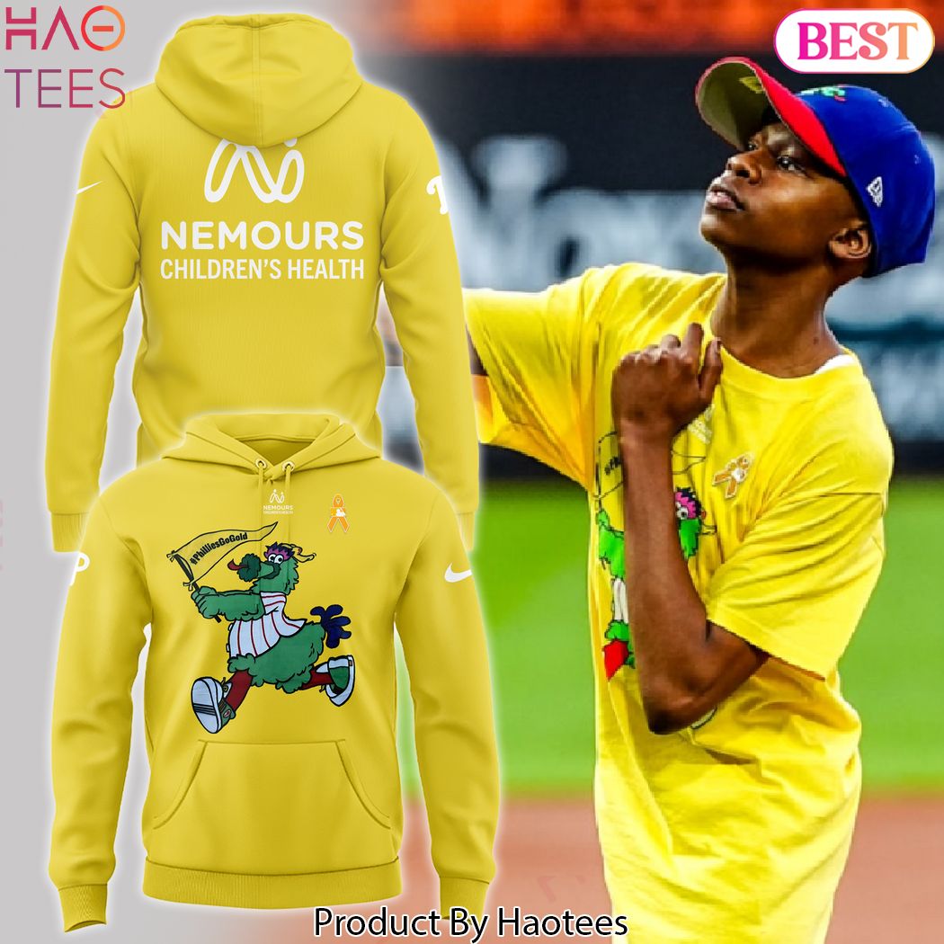 Philadelphia Phillies Childhood Cancer Awareness Hoodie Philadelphia Phillies Childhood Cancer Awareness Hoodie
