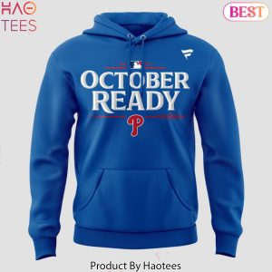 Postseason Locker Room Philadelphia Phillies Blue Design  Hoodie