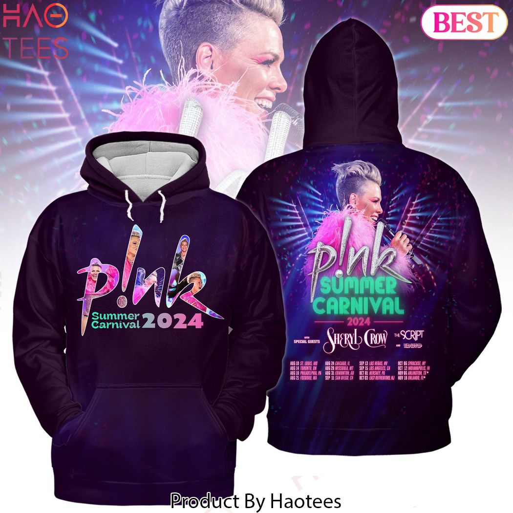 Pink Summer Carnival 2024 With Special Guests Sheryl Crow Hoodie Pink Summer Carnival 2024 With Special Guests Sheryl Crow Hoodie