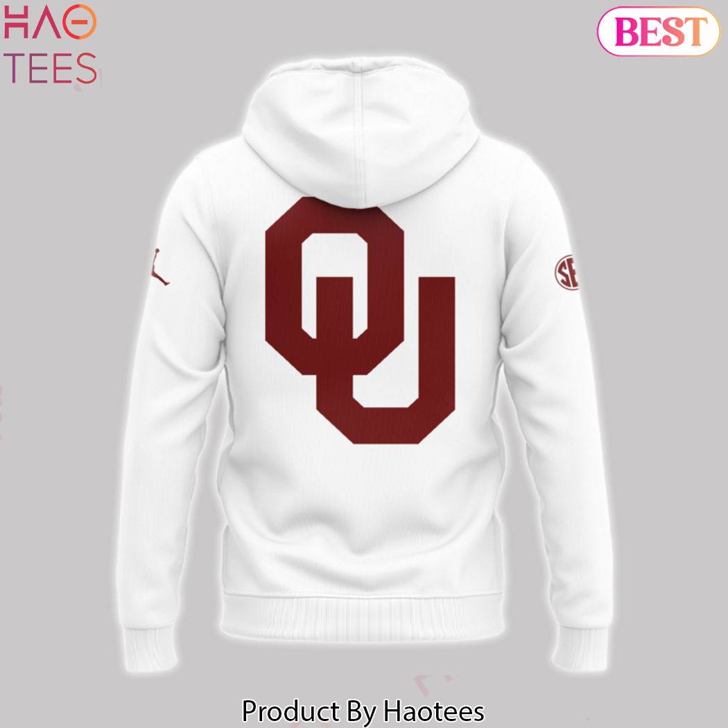 Play Like A Champion Today Oklahoma Sooners Hoodie - White Play Like A Champion Today Oklahoma Sooners Hoodie - White