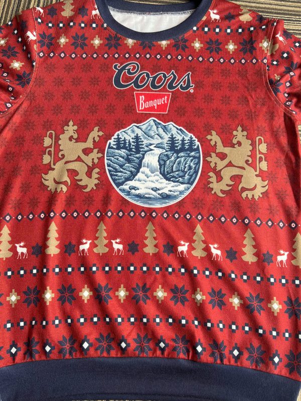 Coors Banquet Ugly Christmas Sweater