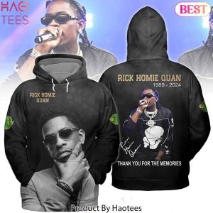 Rick Homie Quan 1989-2024 Thank You For The Memories Hoodie