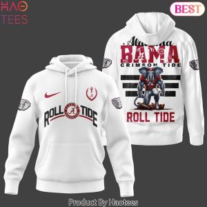 Roll Tide Alabama Crimson Tide Hoodie – White