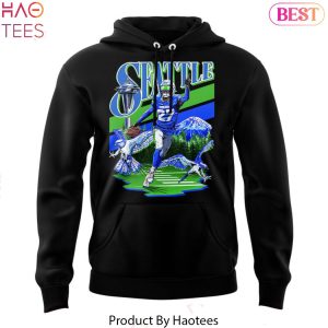 Seattle Seahawks Tariq Woolen 27 Design Hoodie – Black