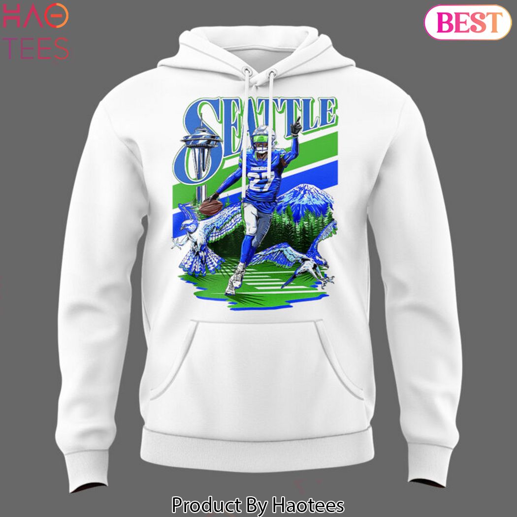 Seattle Seahawks Tariq Woolen 27 Design Hoodie - White Seattle Seahawks Tariq Woolen 27 Design Hoodie - White