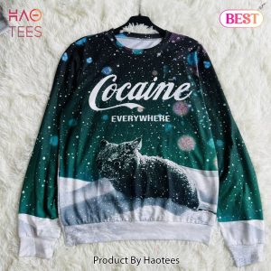 Snow Cat Cocaine Everywhere Premium Sweater