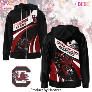 South Carolina Gamecocks Forever To Thee Design Zip Hoodie