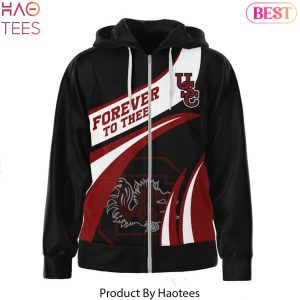 South Carolina Gamecocks Forever To Thee Design Zip Hoodie