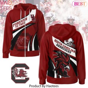 South Carolina Gamecocks Forever To Thee Design Zip Hoodie – Red