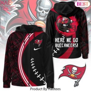 Tampa Bay Buccaneers Here We Go Buccaneers Zip Hoodie