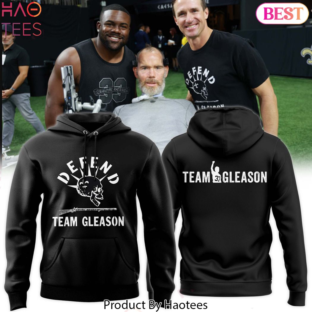 Team Gleason New Orleans Saints Design Hoodie Team Gleason New Orleans Saints Design Hoodie