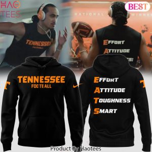 Tennessee Volunteers Football Effort Attitude Toughness Smart Hoodie