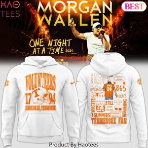 Morgan Wallen x Tennessee Volunteers 2024 Hoodie – White