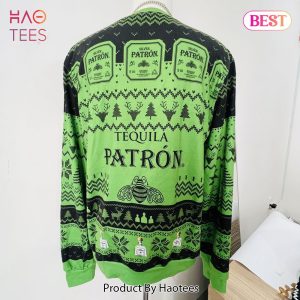Tequila Patron Alcohol Ugly Christmas Sweater