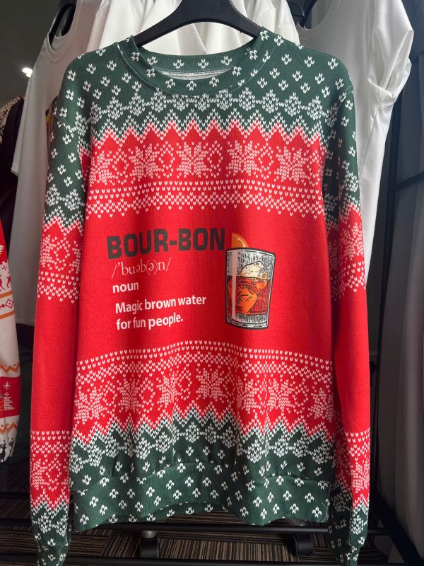 Bour Noun Magic Brown Water Ugly Christmas Sweater