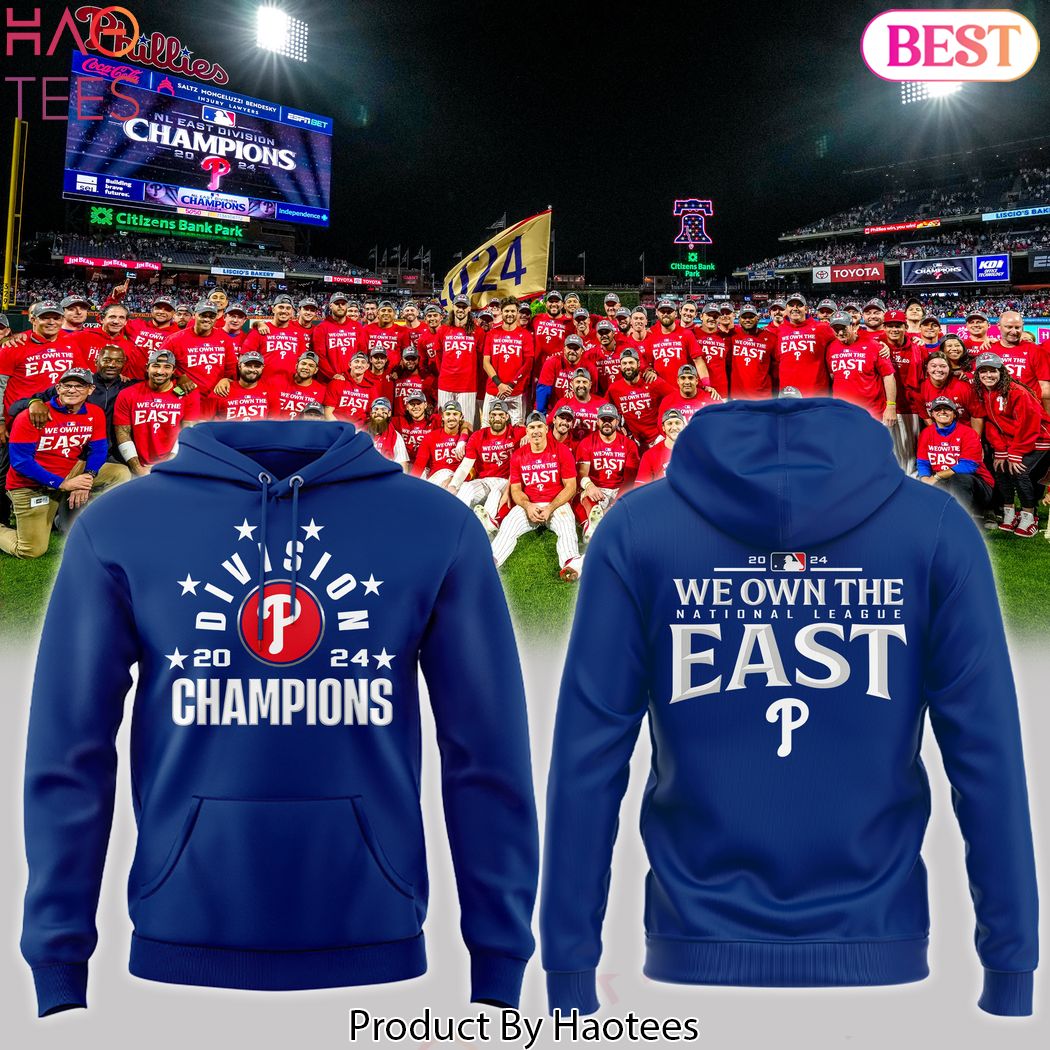Your 2024 National League East Champions Philadelphia Phillies Hoodie - Blue Your 2024 National League East Champions Philadelphia Phillies Hoodie - Blue