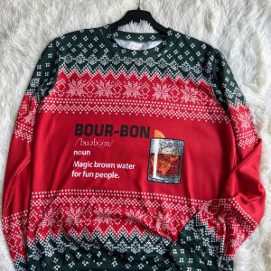 Bour Noun Magic Brown Water Ugly Christmas