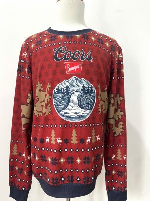 Coors Banquet Ugly Christmas Sweater