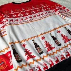 Personalized Name Schaefer Beer Christmas Gift Ugly Christmas Sweater