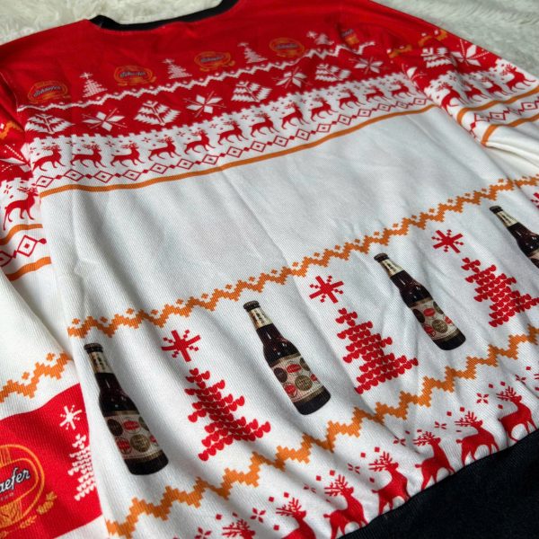 Personalized Name Schaefer Beer Christmas Gift Ugly Christmas Sweater