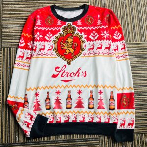 Personalized Stroh’s Beer Ugly Christmas Sweater