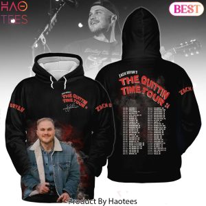Zach Bryan The Quittin Time Tour 24 Signature Hoodie