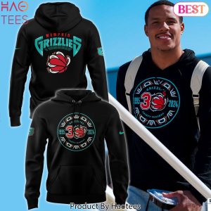 1995-2024 30 Seasons Memphis Grizzlies Black Hoodie